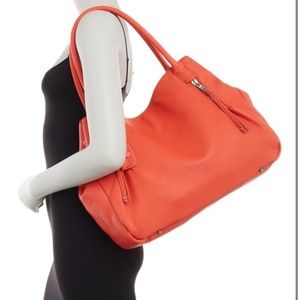 Liebeskind Sierra expandable tote in Hibiscus